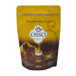 กาแฟตุรกี(Turkish coffee) Osso Osmanlı Kahvesi ขนาด 200 gr. สูตรพิเศษผสมนม รสชาตินุ่มนวลกลมกล่อม