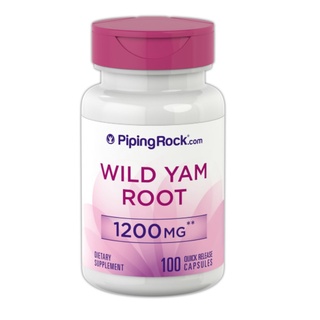 เสริมฮอร์โมนเพศหญิง มันเทศป่า Wild Yam Root มีทั้งแบบเม็ด และครีมทา