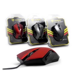 Mouse USB  NUBWO NM-19 / NM-93 มีสาย แบบเก็บเสียง