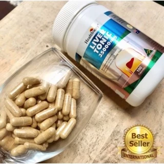 Healthway Liver Tonic 35000 Mg.(100 Capsules) บำรุงตับ กำจัดไขมันเกาะตับexp:06/2028