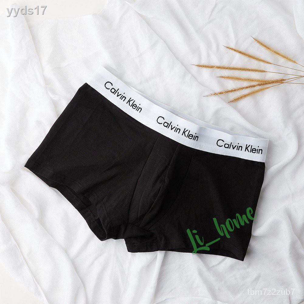 ☒♦๑พร้อมส่ง กางเกงใน Calvin Klein กางเกงในผู้ชาย CK กางเกงในชาย ของแท้ 100% ผ้านิ่มใส่สบาย แฟชั่น ดูดซับเหงื่อได้ดี Ohdf