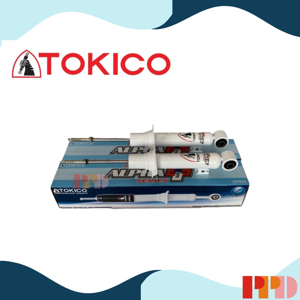 TOKICO Alpha Plus โช้คอัพ ชนิด Gas คู่หน้า สำหรับ FORD MITSUBISHI PAJERO SPORT ปี 08-15 (รหัสสินค้า 