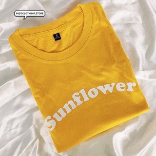 "Sunflower" เสื้อยืดสกรีน สวมใส่สบาย