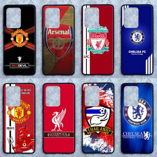 เคส  Samsung  S20 Ultra  ลายทีมฟุตบอล  ขอบนิ่มหลังแข็ง เคสมือถือ เคสโทรศัพท์ Case