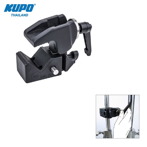 KUPO KCP-710/KCP-710B Superb Convi-Clamp With Ratcheted Handle อุปกรณ์มือจับอเนกประสงค์ แบบหมุนล็อคด้วยก้านโยก