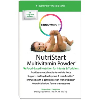 Rainbow Light, NutriStart, Multivitamin Powder, 25 Easy-Mix Packets