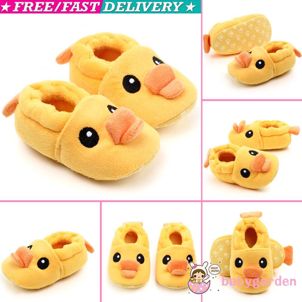 ღ♛ღ รองเท้าสำหรับใส่เดินในบ้าน สลิปเปอร์ พื้นนุ่ม ลายการ์ตูน สไตล์ลำลอง สำหรับเด็กเล็ก