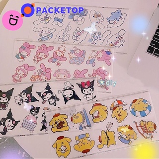 สติ๊กเกอร์ PVC สติกเกอร์ ลายการ์ตูน มินิมอล คาเฟ่ สติกเกอร์ตกแต่ง สติกเกอร์ปิดผนึก DIY ติดไอแพด ติดเคส สติ๊กเกอร์การ์ตูนน่ารัก Sanrio