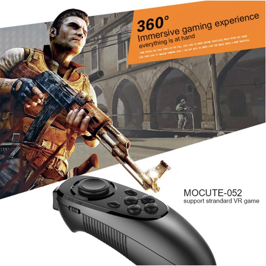 พร้อมส่ง MOCUTE 052 VR รีโมทคอนโทรลไร้สายควบคุมสำหรับ iOS สมาร์ทโฟน Android Wireless gamepad สำหรับ VR controller