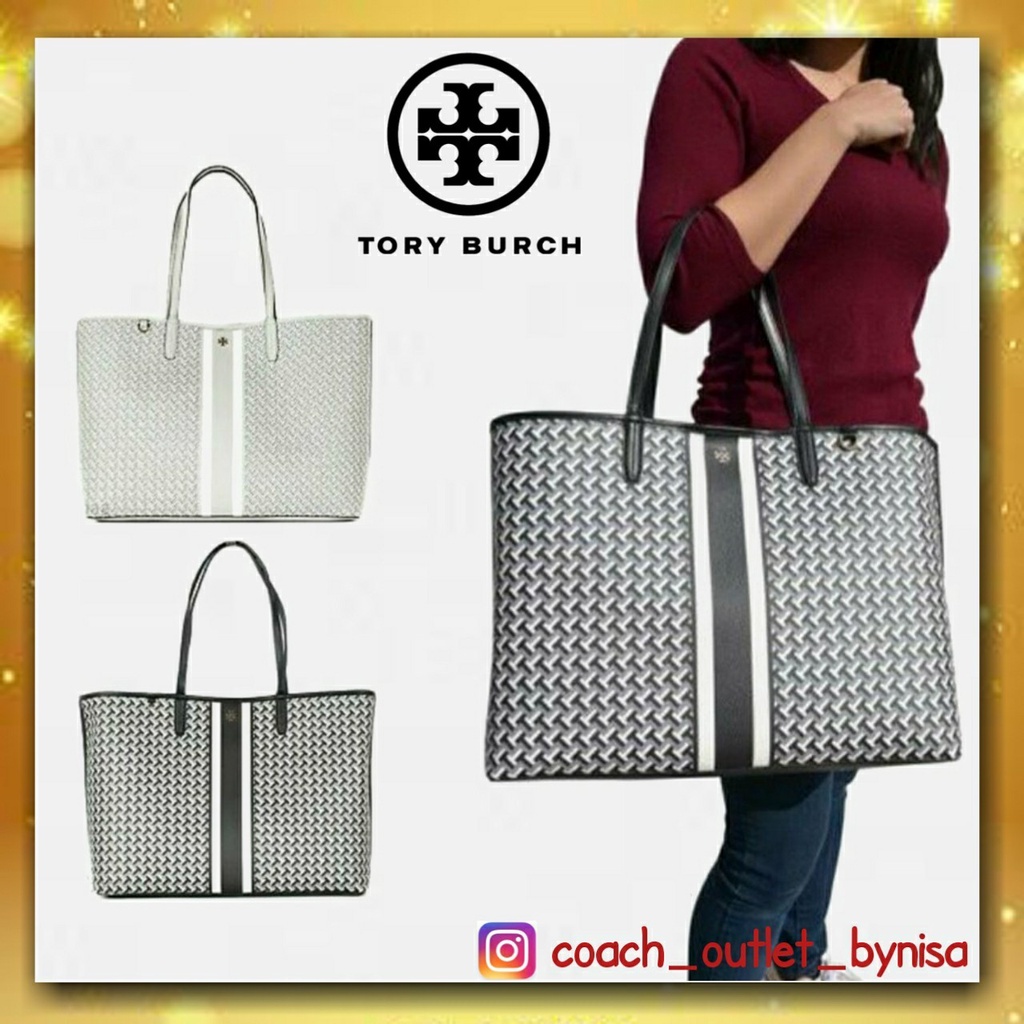 NEW ARRIVALS !! TORY BURCH T LINK TOTE BAG | Shopee Thailand