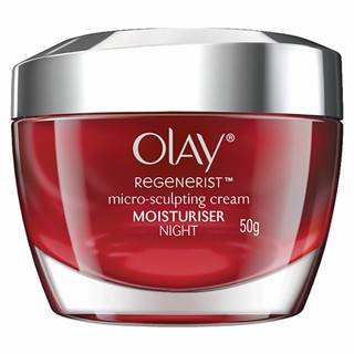 OLAY โอเลย์ รีเจนเนอรีส ไมโคร-สกัลป์ติ้ง ไนท์ ครีม 50 กรัม