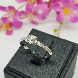 Memorine Jewelry แหวนเงินแท้ 925 ฝังเพชรสวิส(CZ) : ONLR279