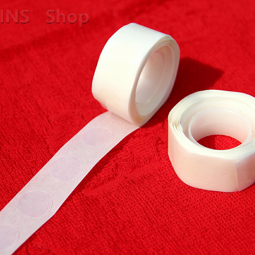 เทปสองหน้าเยื่อไผ่ 100 ชิ้น/ม้วน อุปกรณ์นแต่ง อุปกรณ์ DIY Balloon glue