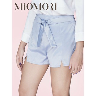 MIOMORI กางเกงขาสั้น สีฟ้า
