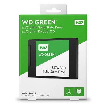 1TB SSD (เอสเอสดี) WD GREEN (WDS100T2G0A) Warranty 3 - Y