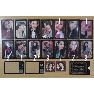 [พร้อมส่ง] TWICE - The Year Of Yes การ์ด/สติ๊กเกอร์/ซอง