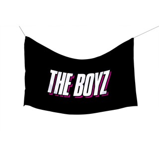 โปสเตอร์ผ้า ลายโลโก้ The boyz สําหรับตกแต่งผนังบ้าน