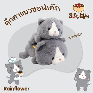 🐱🍮 แมวซอฟเค้ก นาโนกลิ่นวนิลา แบรนด์ Rainflower 🐱🍮