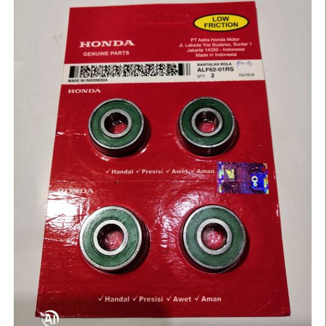 1pcs lava แบริ่ง 6201 RS Honda แบริ่ง lava แบริ่ง 6201 RS Ball Bearing 6201 RS