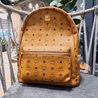 MCM STARK STUDS MEDIUM BACKPACK IN VISETOS