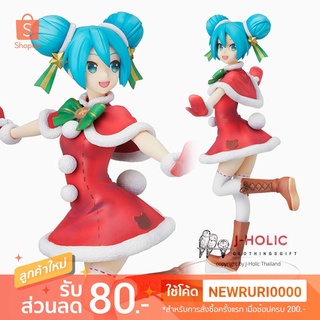 แท้/ญี่ปุ่น🇯🇵 Hatsune Miku Christmas 2021 SPM Figure SEGA vocaloid ฮัตสึเนะ มิกุ ฟิกเกอร์