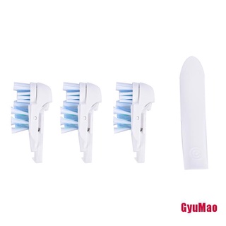 [GYMO] หัวแปรงสีฟัน แบบเปลี่ยน สําหรับ Oral-B Cross Action Power Dual Clean Brush HDY 4 ชิ้น