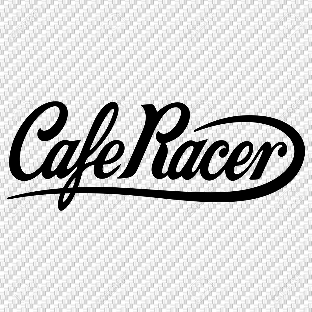 สติกเกอร์ pvc กันน้ำ สติกเกอร์ cafe racer  ขนาด 5 x13.5 cm ราคาต่อ1ชิ้น  19 บาท  **ไม่มีพื้นหลัง**