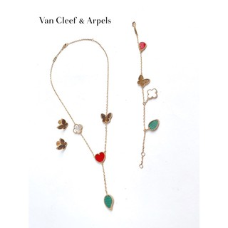 Van Cleef &amp; Arpels Set Necklace Bracelet Earrings