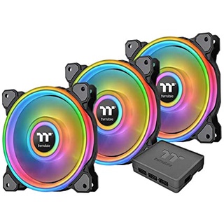 พัดลม Riing Quad 12 RGB Pack 3 ประกันซีนเน็ค