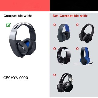 FUN 1 Pair Earmuff Soft Foam Ear Pads for Sony PS4 Platinum Headphone CECHYA-0090