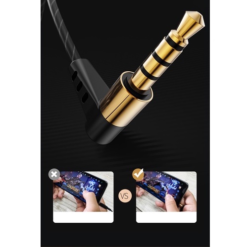 JWMOVE หูฟัง W6 เบสหนักๆ อินเอียร์ โทรศัพท์ เบสหนัก เกมมิ่ง มีไมค์ มีสาย HIFI