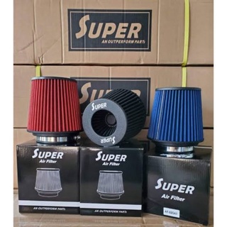 กรองอากาศ super ใส่ได้ 3ขนาด 3นิ้ว 3.5นิ้ว 4นิ้ว รับบูสได้ 60ปอน ล้างทำความสะอาดได้