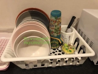 IKEA อีเกีย - FLUNDRA ที่คว่ำจาน ที่เก็บจาน ที่คว่ำแก้ว ที่เก็บช้อน [แขวนแก้วได้ 9 ใบ] ikeaแท้
