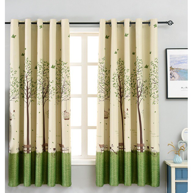 ผ้าม่านกันแสงUV ขนาดกว้าง 110 x สูง 180 ซม. ผ้าหนา นุ่ม เนื้อแน่น Premuim Curtain UV block ผ้าม่านกันยูวี