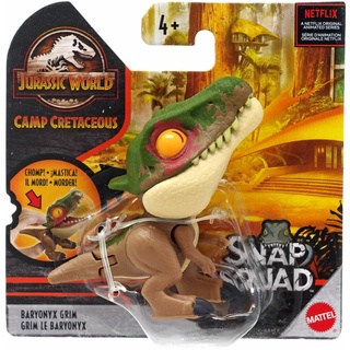 ฟิกเกอร์ Jurassic World Camp Cretaceous Snap Squad - Baryonyx Grim ขนาด 3 นิ้ว สีแมตต์