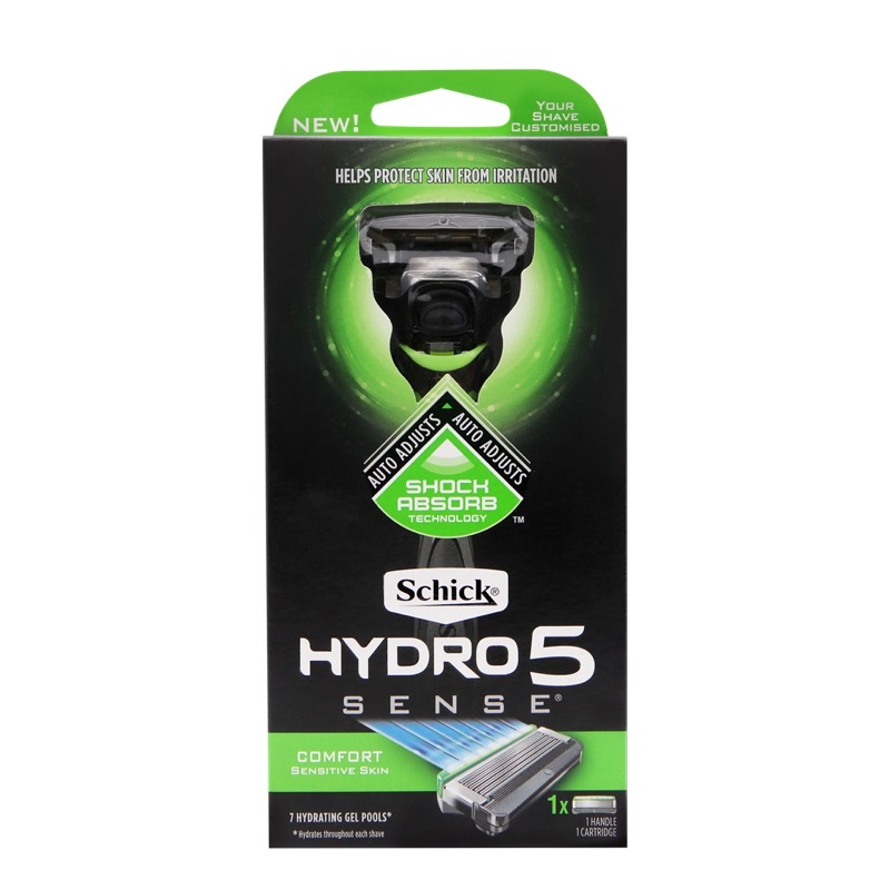 Schick Hydro Sense Hydrate Kit  มีดโกนหนวด โกนหนวด ผู้ชาย มีดโกน Hydro 5