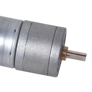 100 rpm 90 nxcm 25 mm 12 v กล่องเกียร์มอเตอร์ไฟฟ้าที่มีประสิทธิภาพสูง 12v