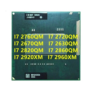 ซ็อกเก็ตโปรเซสเซอร์ CPU I7-2630QM I7-2760QM I7-2720QM I7-2670QM I7-2630QM I7-2820QM I7-2860QM I7-2920XM I7-2960XM G2 rPGA988B สําหรับแล็ปท็อป