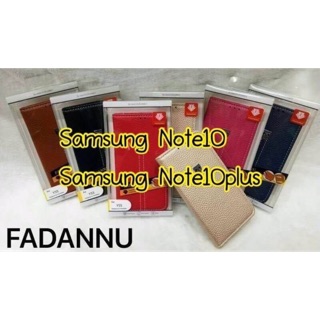 เคส​ฝา​พับ​ Samsung​ Note10plus​/Note10​/Note9/Note8/Note5/Note4/Note3/ตั้ง​ได้​