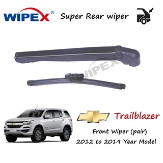 (ของแท้) Chevrolet Trailblazer ชุดแขนที่ปัดน้ําฝนด้านหลัง และใบมีด สําหรับ 2012 ถึง 2019 Chevy Trail Blazer Car Back Window Wipers (Arm/Blade)