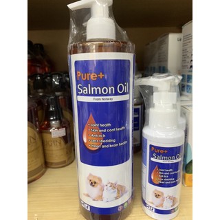 น้ำมันปลาแซลมอน Pure Salmon Oil บำรุงขน ขนสวย สำหรับสุนัขและแมว