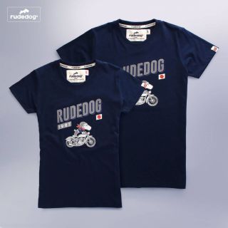 rudedog เสื้อยืด กรม รุ่นมอเตอร์ไซค์