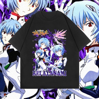 เสื้อยืดผู้ (ขนาดใหญ่) Rei AYANAMI | Evangelion นีออน เจเนซิส | เสื้อยืด Homage | เสื้อยืด ลายการ์ตูนอนิเมะ | T0089 S-5X