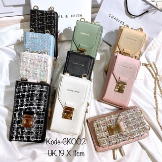 กระเป๋าสตางค์ ใส่โทรศัพท์มือถือ | กระเป๋าใส่โทรศัพท์ Ck | Hpo CNK กระเป๋าสะพายไหล่ สําหรับผู้หญิง