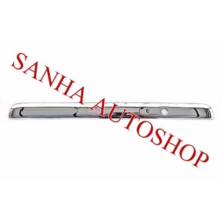 คิ้วฝากระโปรงท้ายโครเมียม Toyota Hiace Commuter ปี 2004,2005,2006,2007,2008,2009,2010,2011,2012,2013,2014 งาน A