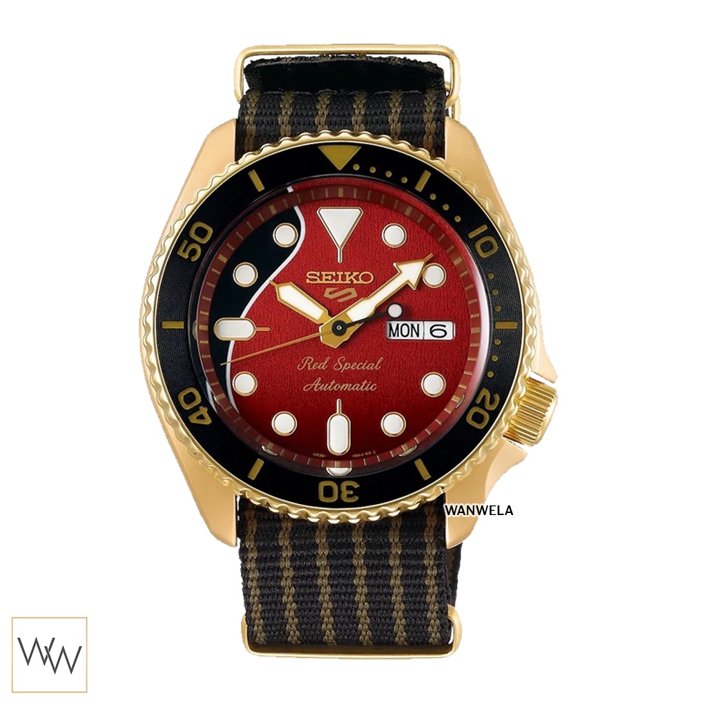LIMITED ของแท้ นาฬิกาข้อมือ New Seiko 5 Sports x Brian May V.2 รุ่น SRPH80K1 เครื่องศูนย์ไทย
