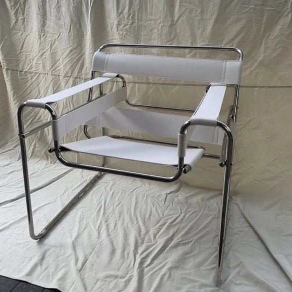 เก้าอี้หนัง Wassily Chair สไตล์ Mid-century thumbnail 7