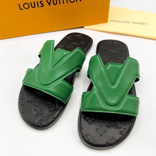 รองเท้าแตะ Louis Vuitton Sandals งานออริหนังแท้ 🌈