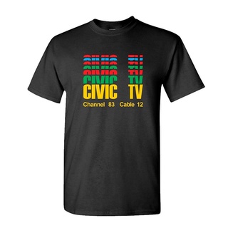 เสื้อวินเทจชาย - เสื้อยืดผ้าฝ้ายใหม่ล่าสุด 2022 ผู้ชายแฟชั่น CIVIC TV - ภาพยนตร์นิยายวิทยาศาสตร์ Sc