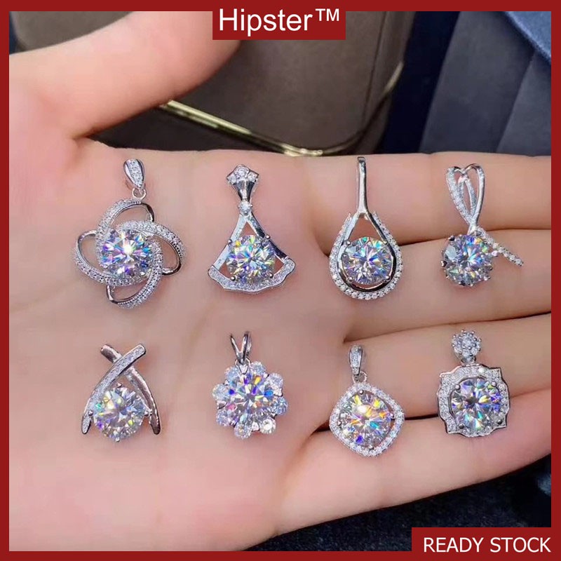 สร้อยคอ Moissanite Pt950